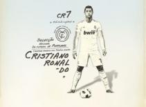 Những tấm poster hoài cổ của các danh thủ bóng đá