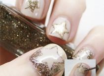 Nail ngôi sao trên móng tay xinh 