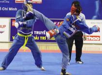Giải VĐTG vovinam lần 2: Chủ nhà Việt Nam bỏ xa các đoàn còn lại