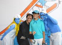 Sao Việt đội mưa đi hưởng ứng Xì Trum