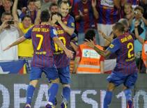 Messi tỏa sáng, Barca nâng cao siêu cúp TBN