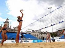 Gợi cảm bóng chuyền bãi biển tại London