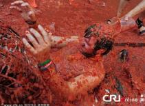 Chùm ảnh: Lễ hội cà chua "nhuốm đỏ" xứ sở bò tót