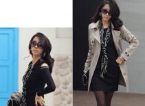 Váy liền dài tay tôn dáng nơi công sở