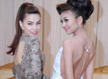 Hà Hồ - Thanh Hằng 'đọ' lưng thon quyến rũ 