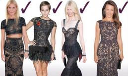 Chấm điểm các sao nữ mặc váy ren