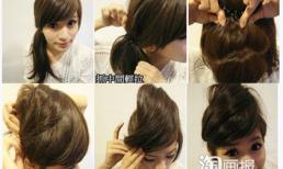 Biến hóa nhiều kiểu tóc chỉ với một chiếc chun vòng