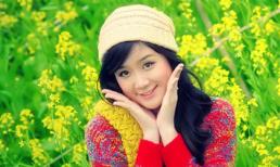 Miss teen Xuân Mai khoe sắc trong vườn xuân