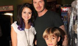 Beckham dẫn con đi gặp Selena Gomez 