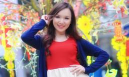 Miss Teen Thảo My đọ sắc bên hoa xuân