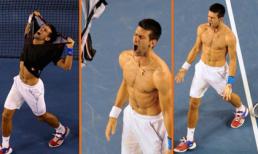 Djokovic xé áo ăn mừng chiến thắng hay nhất lịch sử quần vợt