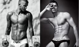 Beckham và Ronaldo "đọ cơ bắp" với đồ lót