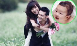 Đan Lê - Khải Anh khoe con trai đáng yêu