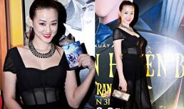 Maya tái xuất sexy với váy lưới sau “Scandal”