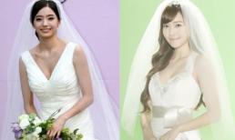 Mỹ nhân Hàn đẹp tinh khôi với váy cưới