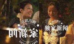 Triệu Vy mặt mộc, giản dị đi ăn cùng bạn bè