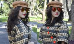 Lý Nhã Kỳ xinh đẹp trên phố Thượng Hải