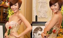 Hồng Quế quá đỗi gợi cảm với trang phục ren ngắn cúp ngực