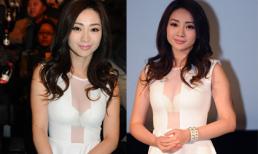 Liễu Nham diện váy xuyên thấu khoe khe ngực gợi cảm