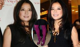 Triệu Vy khoe thân hình "phốp pháp" với thời trang quê mùa