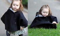 Harper Beckham chập chững ở công viên