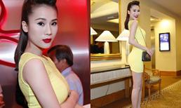 Thái Hà diện váy ngắn khoe chân dài nóng bỏng