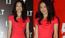 Châu Tấn tóc rối bù, mặt mộc kém sắc