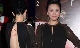 Lưu Gia Linh "mặt bột mỳ" diện váy hở lưng