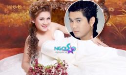 Lâm Chí Khanh lộ thêm ảnh mặc váy cưới "khoe" vòng 1