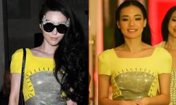 Thư Kỳ "mặc lại" váy dập ghim của Phạm Băng Băng