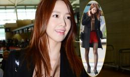 Yoona (SNSD) "di chuyển đường zic zac" vì chân cong queo