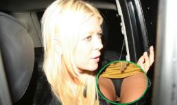 Người đẹp Tara Reid bước hụt vì guốc cao và vô tư "lộ hàng" 