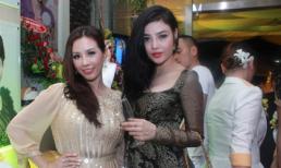 Hoa hậu Julia Hồ bất ngờ đi dự tiệc