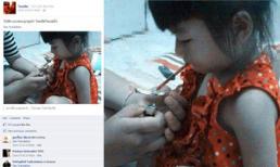 Phẫn nộ hình ảnh cho bé gái hít ma túy ở Thái Lan