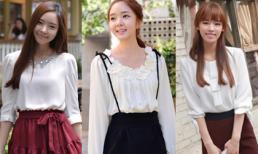 Tinh tế, thanh lịch với sơ mi trắng công sở