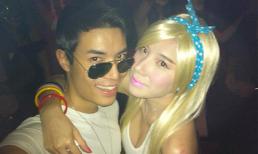 Chung Thục Quyên cuồng nhiệt bên bạn trai