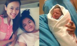 Hình ảnh mới nhất của Phạm Quỳnh Anh và bé gái mới sinh