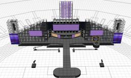 Xem trước sân khấu dạng 3D hoành tráng của Đại nhạc hội Việt Hàn 2012