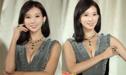 Chân dài hàng đầu xứ Đài khoe khe ngực hút ánh nhìn