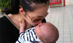 Linh Nga lần đầu khoe công chúa nhỏ ở Hà Nội