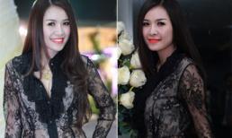 Quế Vân cực trẻ trung và gợi cảm với style xuyên thấu