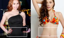 "Lật tẩy" vòng eo thật của sao Việt (P3)