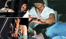 Sao bị "tóm gọn" khi đang "yêu nhau" trên ô tô