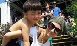 Mẹ con Trương Bá Chi "dắt díu" nhau đi chơi