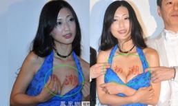 Sao nữ cởi nội y trên sân khấu, phanh áo cho đàn ông viết chữ lên ngực