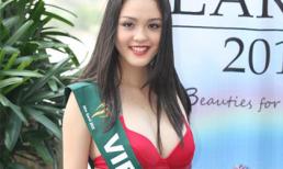 Hoàng Anh khoe da trắng ngần với bikini đỏ tại Miss Earth
