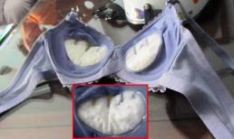 Hoảng với “chất lạ” khác trong áo ngực mua từ siêu thị