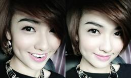 Cận cảnh gương mặt trái xoan đẹp tựa tiên nữ của Hồng Quế