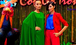 Hoàng Thùy, Lê Thúy chụp ảnh cùng gà!