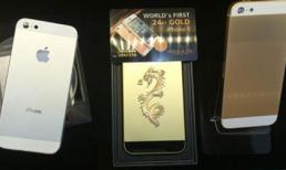 "Bom tấn" iPhone 5 mạ vàng khảm rồng 2012 tại Việt Nam